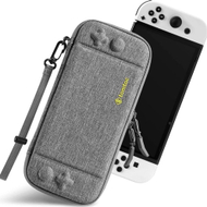 Kuti mbrojtëse Tomtoc për Nintendo Switch OLED, deri 10 lojëra, gri