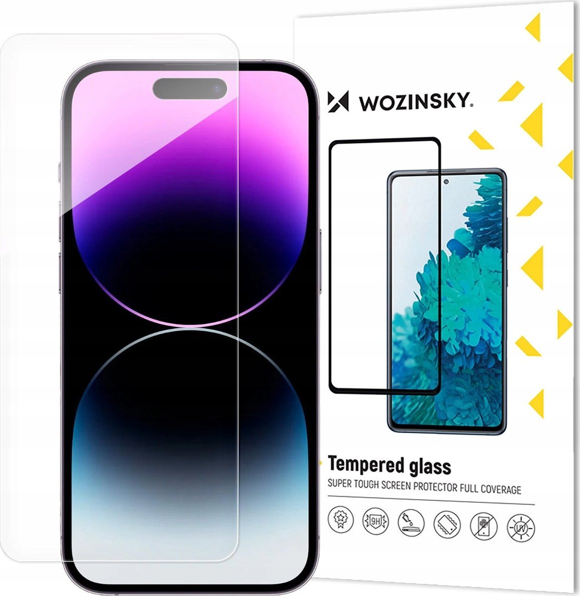 Xham mbrojtës Wozinsky Tempered Glass për iPhone 16 Plus, 9H, transparent