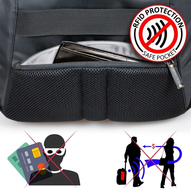 Çantë shpine Port Designs Melbourne, 15.6", e zezë