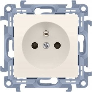 Prizë murale Kontakt Simon 10 CGZ1C.01/41, teke me tokëzim, 16A 250V, krem