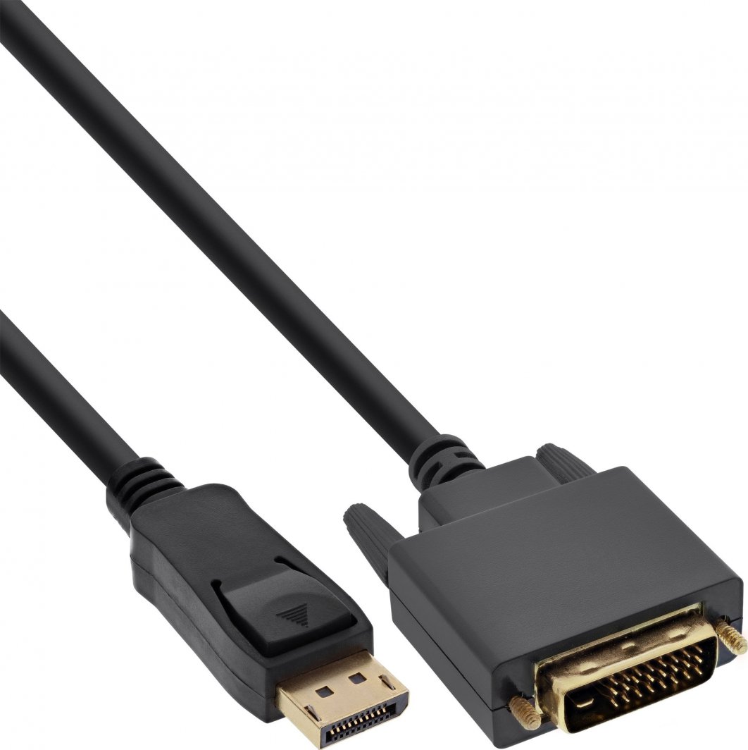 Kabllo InLine DisplayPort në DVI D, 1.5m, e zezë