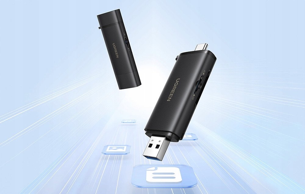 Lexues kartelash UGREEN USB C SD 4.0, 312 MB/s, UHS II, gri