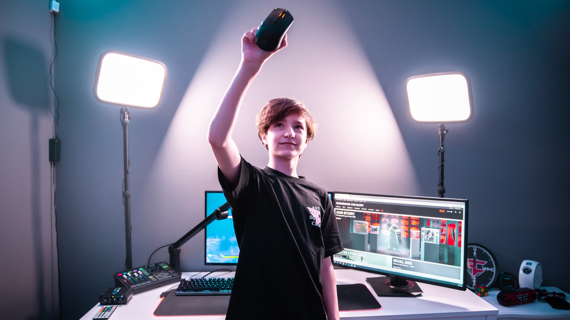 Maus lojërash SteelSeries Rival 3 Wireless, TrueMove Air, i zi