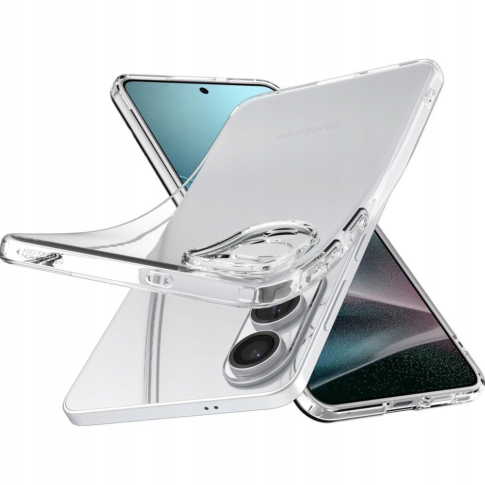 Futrollë Spigen Crystal Flex për Samsung Galaxy S25 Edge, TPU fleksibël, transparente