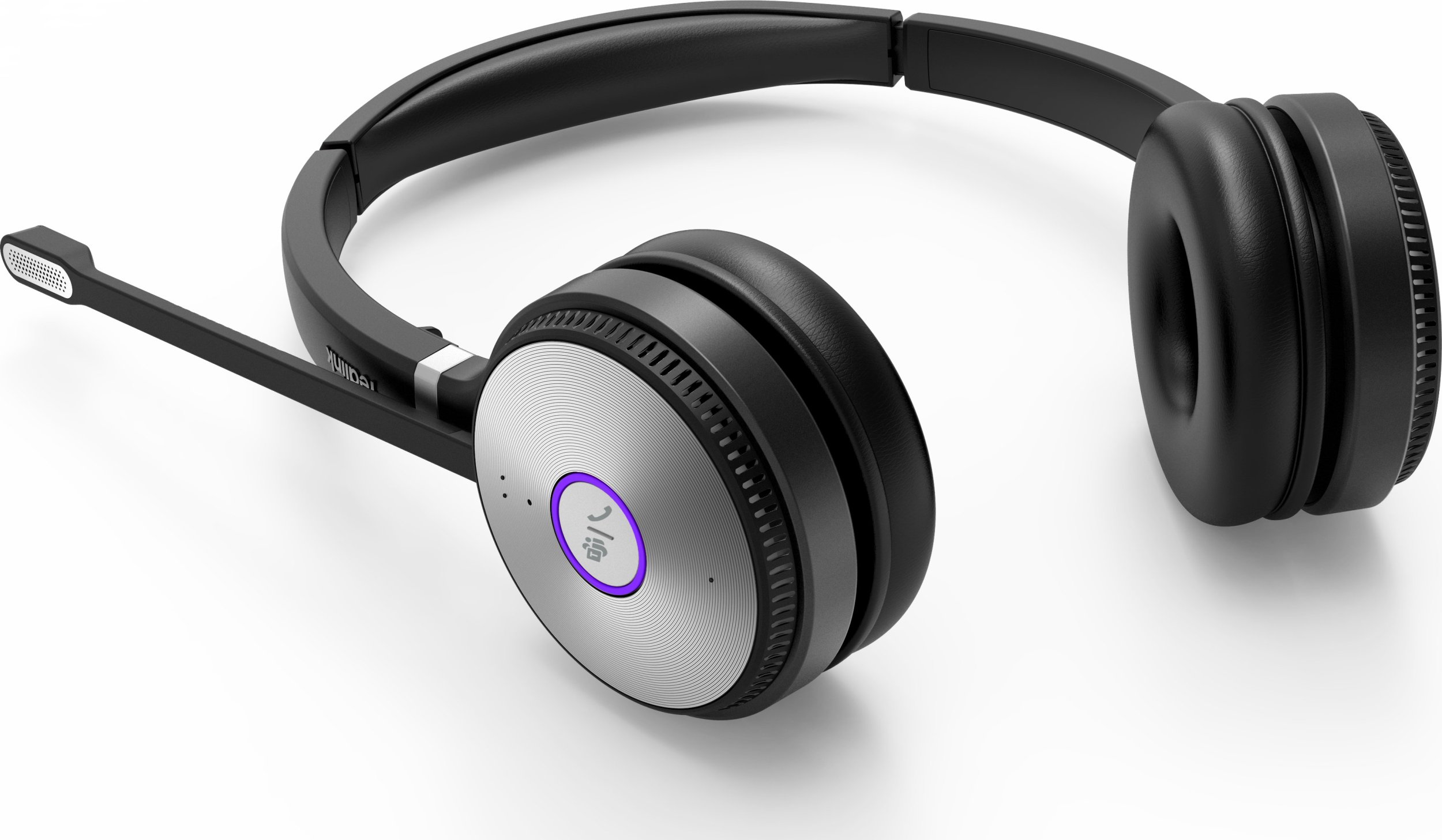 Kufje pa tela Yealink WH66 Dual, DECT, për Microsoft Teams, të zeza