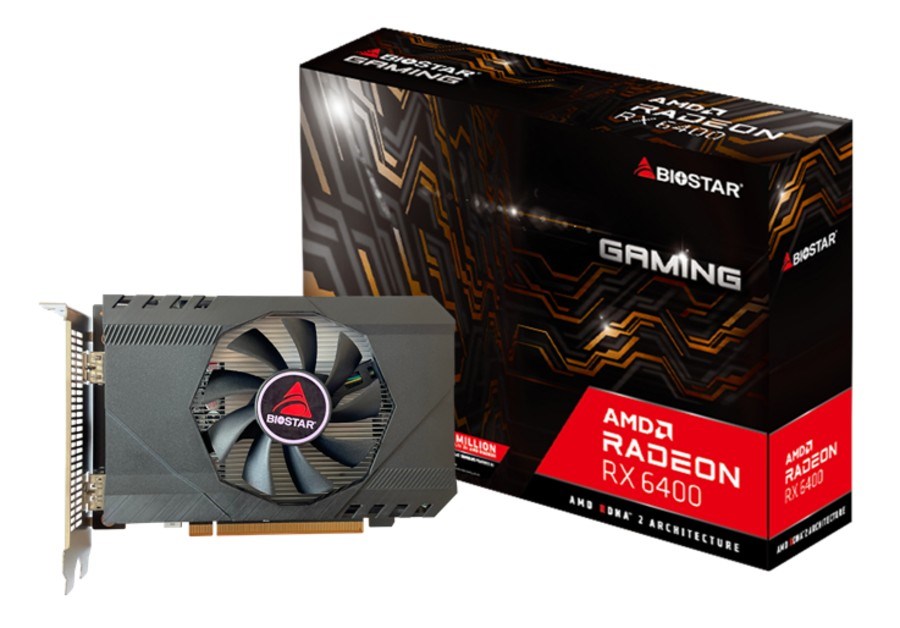 Kartë grafike Biostar AMD Radeon RX 6400, 4 GB GDDR6