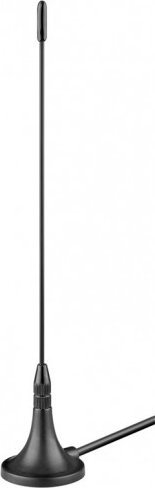 Antena DVB T2 Wentronic Goobay 67090, pasive, 3 dB, 2 m, e zezë