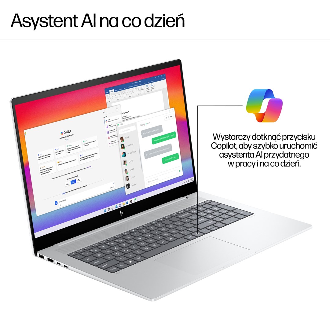 Лаптоп HP ENVY 17-da0004nw, 17.3", Intel 155H, 16 GB RAM, 1 TB SSD, i argjendtë