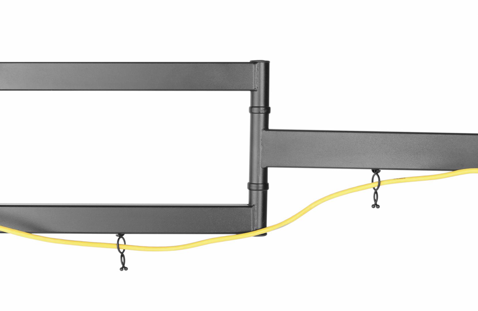Mbajtëse murale TV Akai, 32"-55", VESA 75x75 deri 400x400, deri 35kg, e zezë