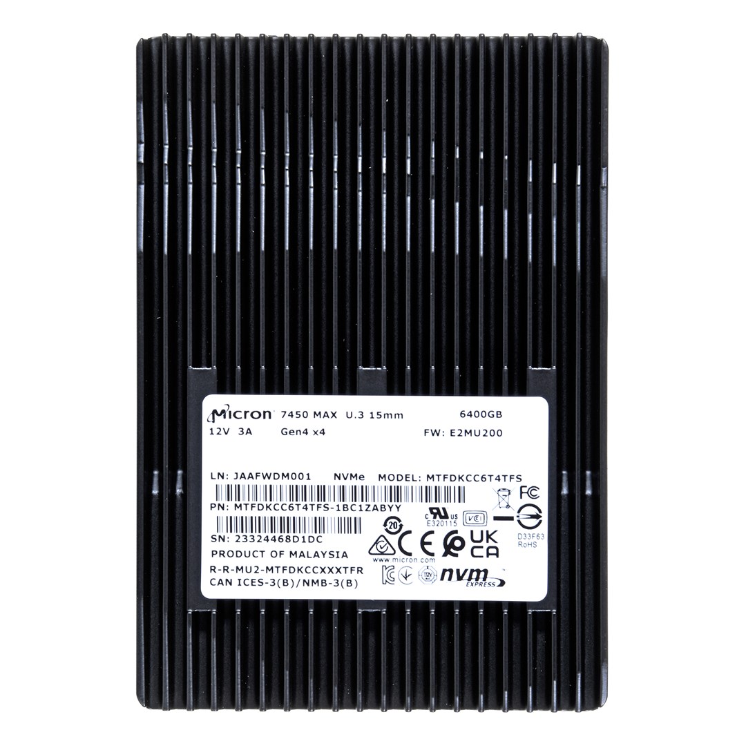 Disk SSD Micron 7450 Max, 6400GB, U.3 NVMe