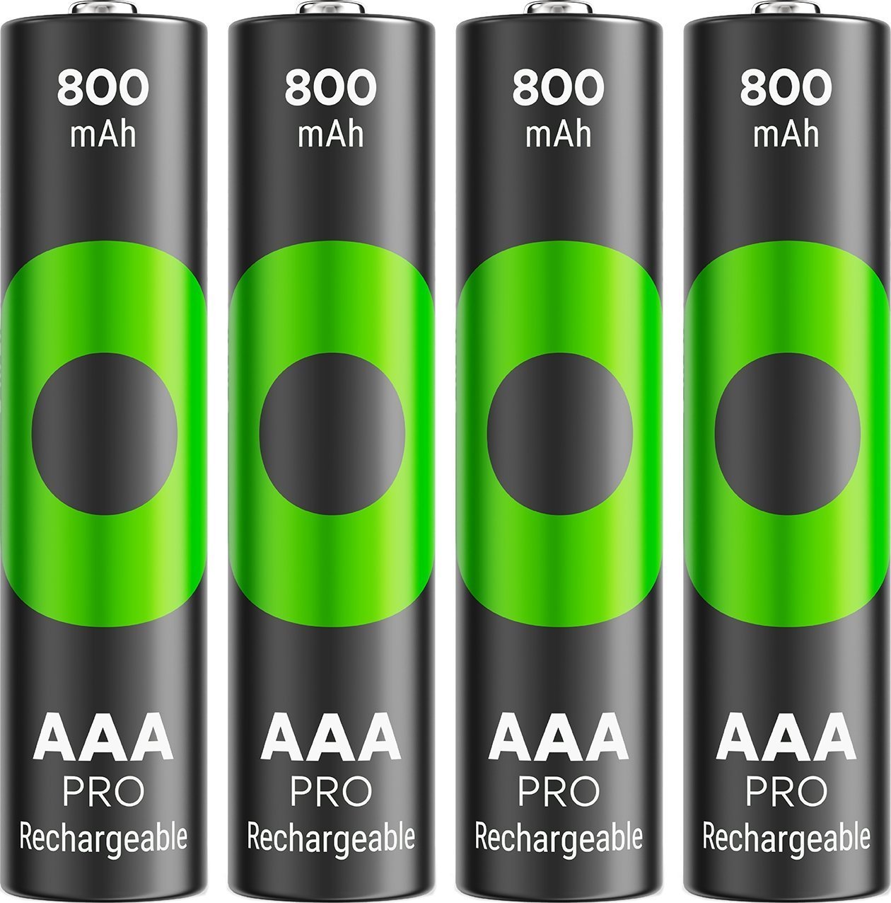 Baterii за полнење GP ReCyko Pro Professional AAA, 0.8Ah, 1.2V, сет 4 парчиња