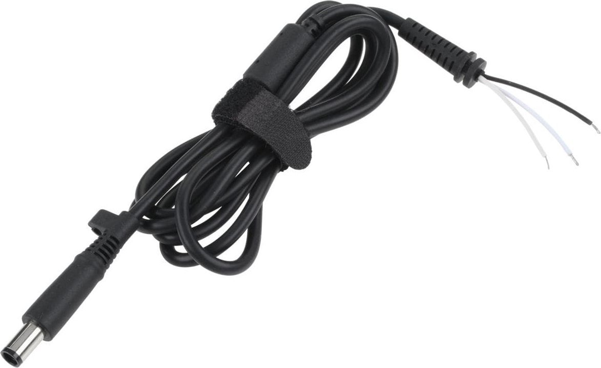 Plug karikuesi për laptop, 7.4mm 5.0mm, 19V 4.74A, me kabllo, i zi