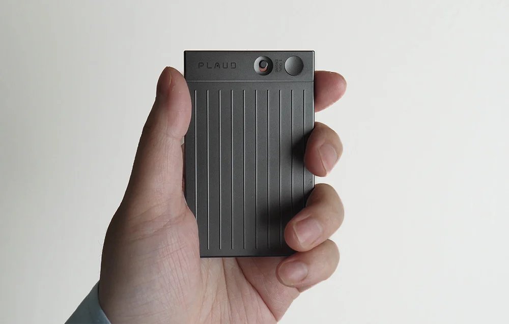 Дигитален регистратор Plaud Ai Note, конвертирање аудио во текст, интелигентен, црн