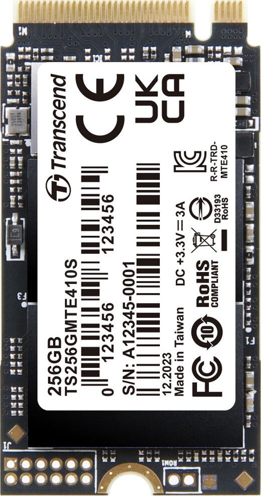 Disk SSD Transcend 410S, 256GB, M.2 2242 PCI-E x4 Gen4 NVMe