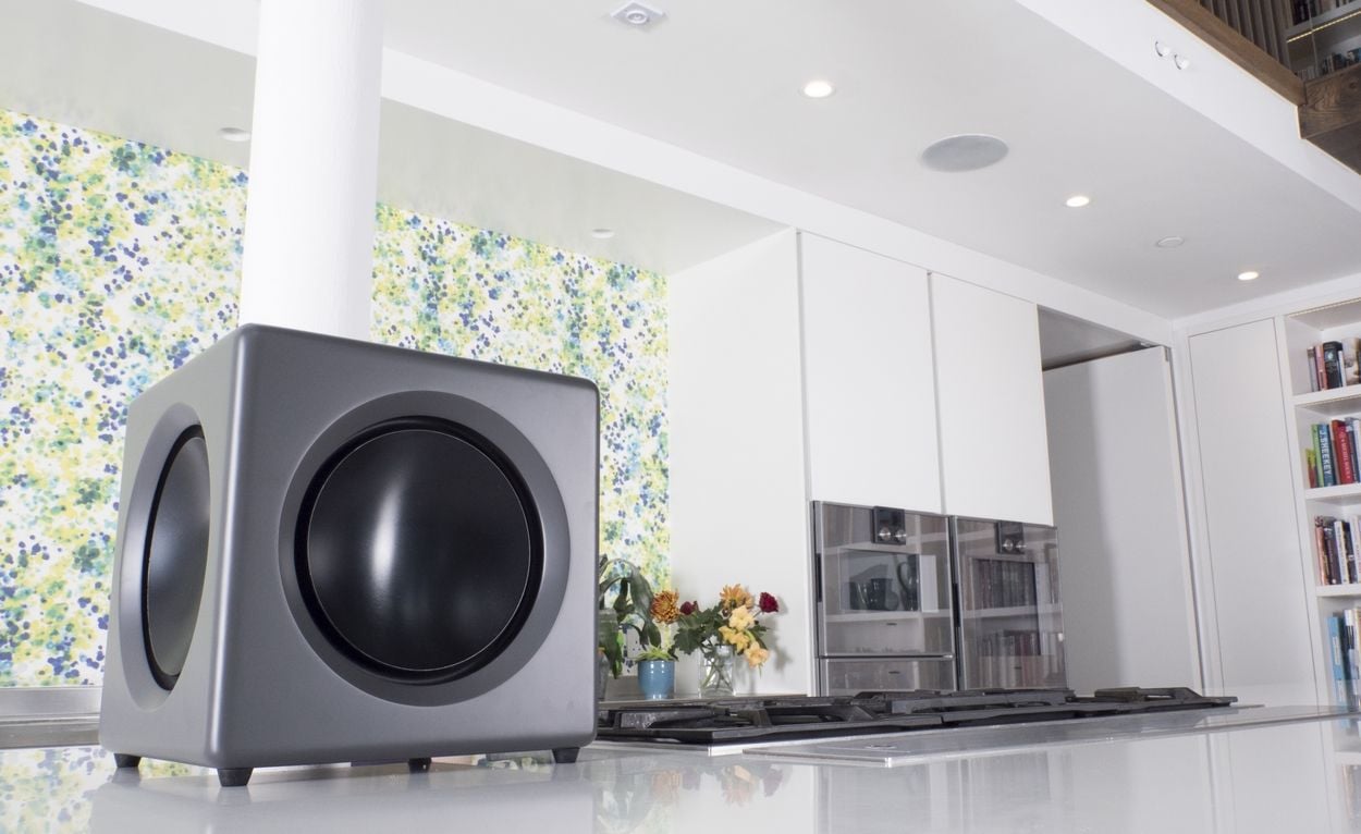 Subwoofer aktiv Wavemaster Fusion, 125 W, gri