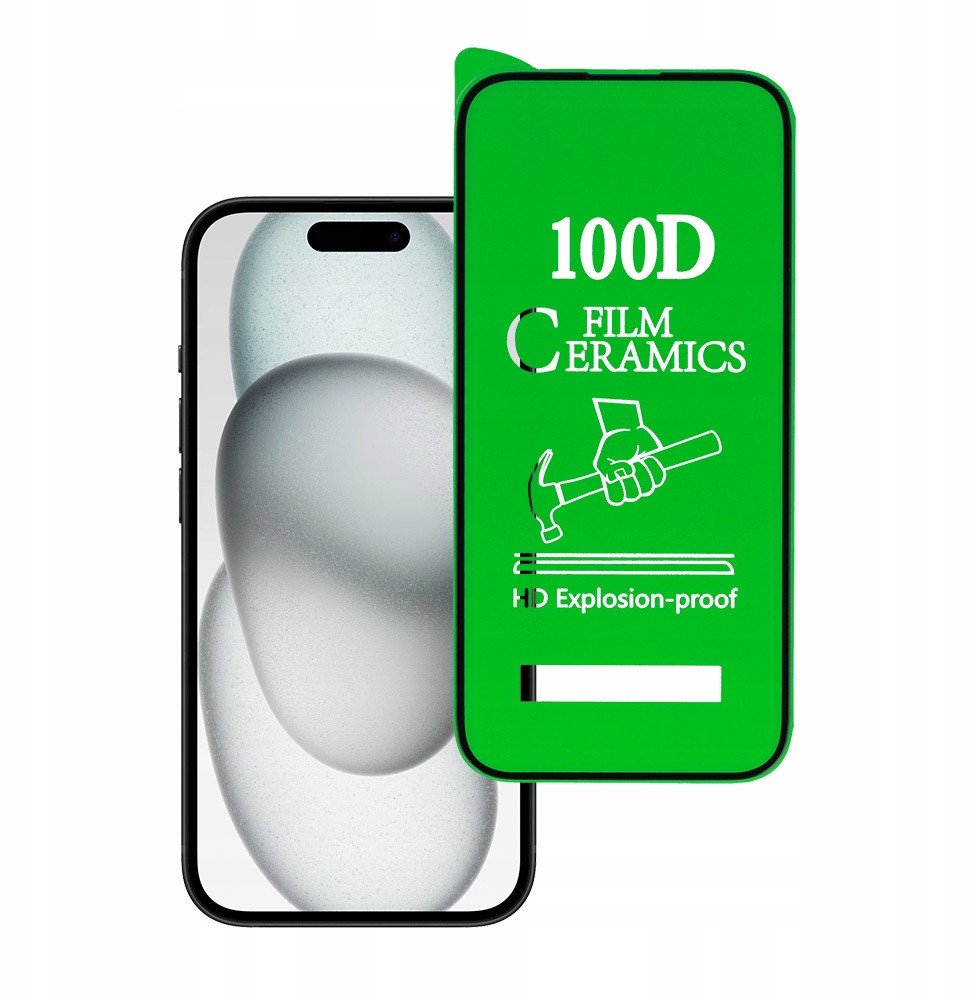 Qelq mbrojtës OEM 5D për Xiaomi Redmi 15C 4G 15C 5G, keramik, ngjitje e plotë, i zi
