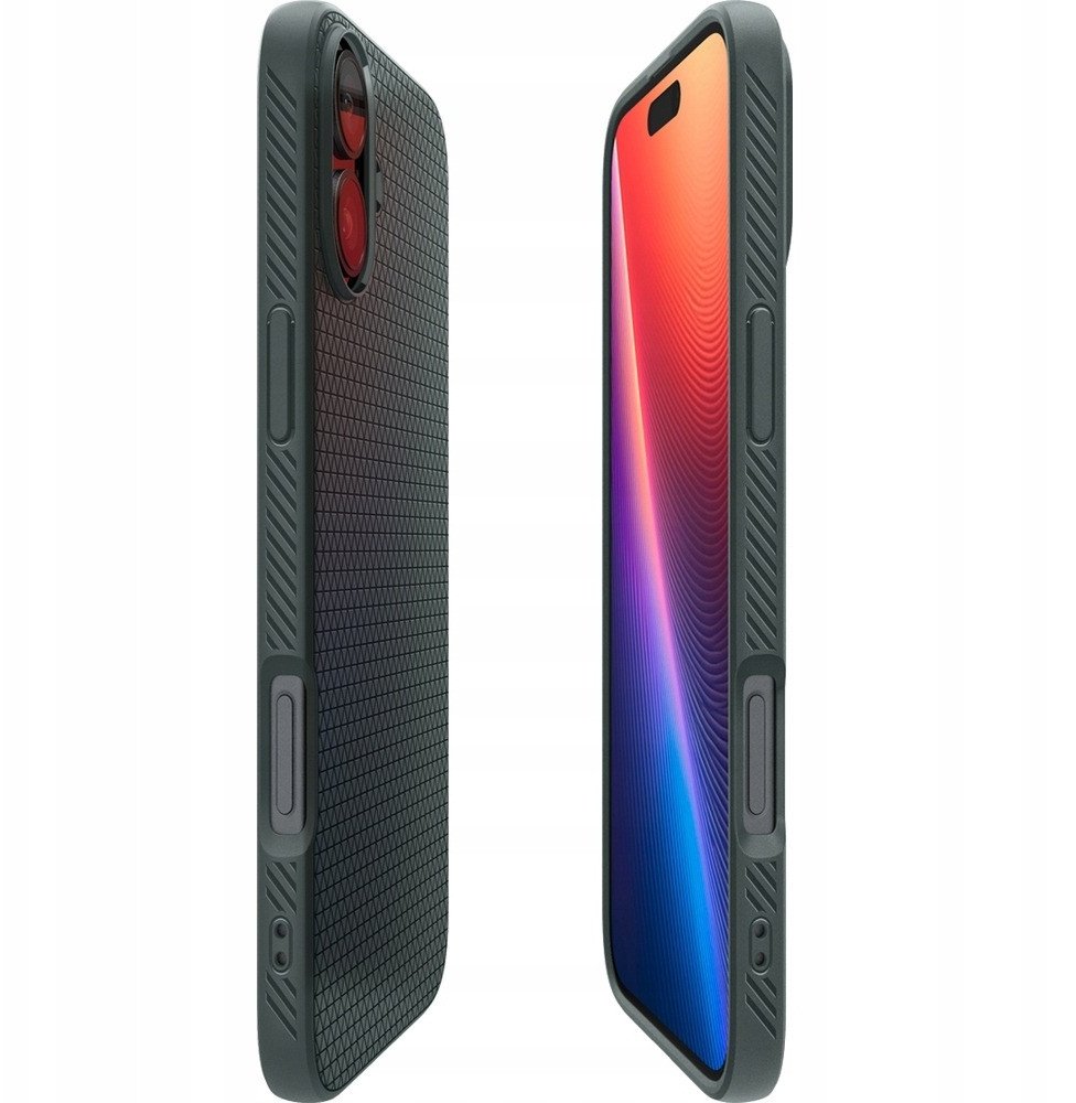 Кутија за телефон Spigen Liquid Air за iPhone 17, отпорна на удари, Abyss Green