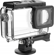 Kasë mbrojtëse uji Sjcam Waterproof Housing SJ8, për kamera aksion SJ8, transparente me kornizë të zezë