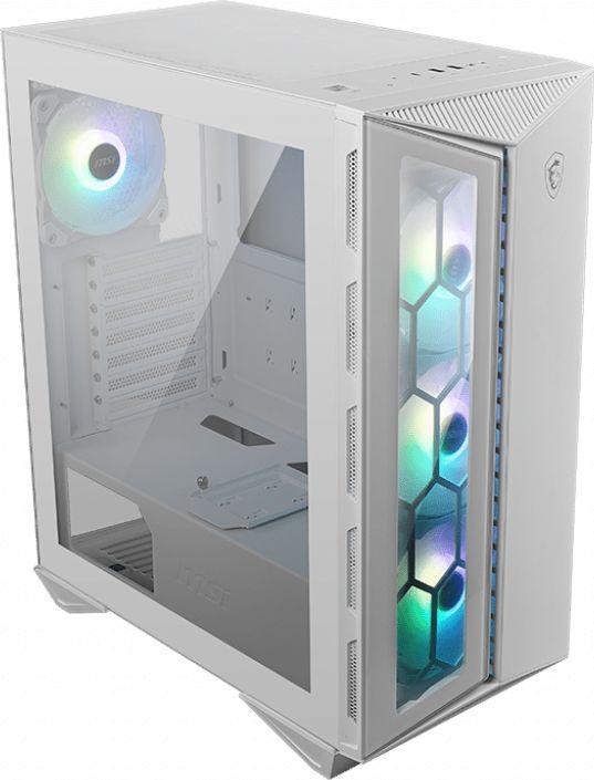 Kasë kompjuteri MSI MPG GUNGNIR 110R WHITE, me xham, e bardhë