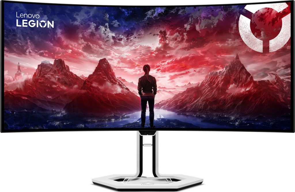 Monitor Lenovo Legion PRO 34WD-10, 34", 240Hz, HDR, i zi/bardhë