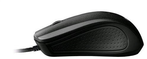 Глушец со кабел C TECH WM 01BK, оптички, 1200 DPI, црн