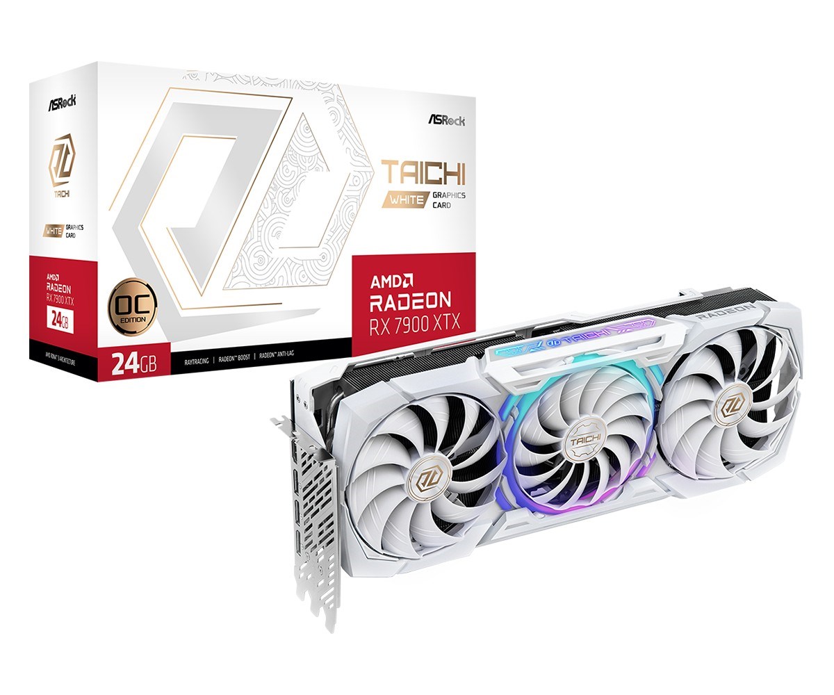 Kartelë grafike ASRock Radeon RX 7900 XTX Taichi White OC 24GB GDDR6