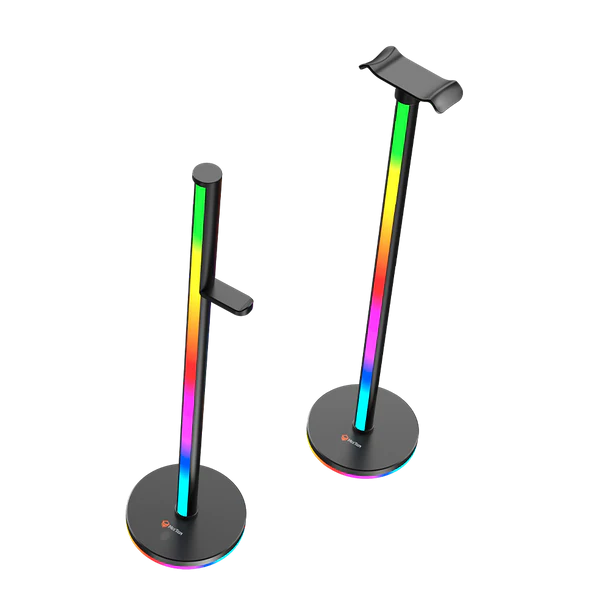 Stand Kufjesh Gaming me dritë RGB Smart Meetion BK300