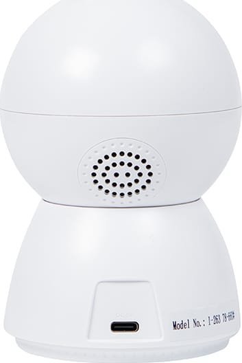 Kamerë sigurie IP WiFi Icsee Smart, 3MP, audio dykahëshe, e bardhë