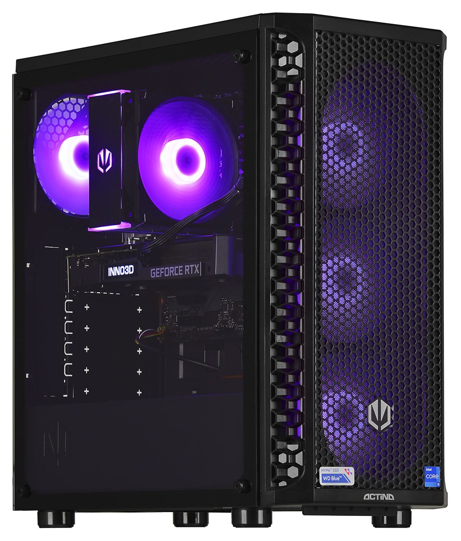 Kompjuter Actina 5901443335429, Intel Core i5-12400F, 16GB DDR4, 1TB SSD, RTX 3060, i zi