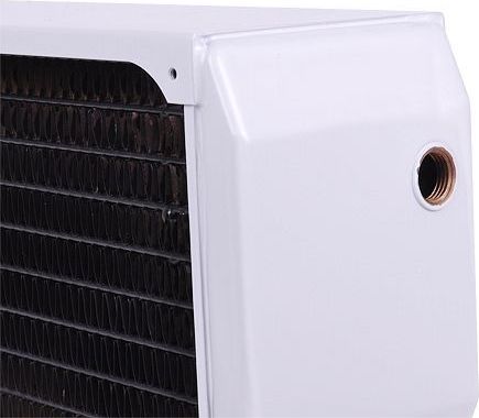 Radiator për ftohje uji Alphacool NexXxos Monsta 360, 3x120mm, 6 porta G1/4", i bardhë