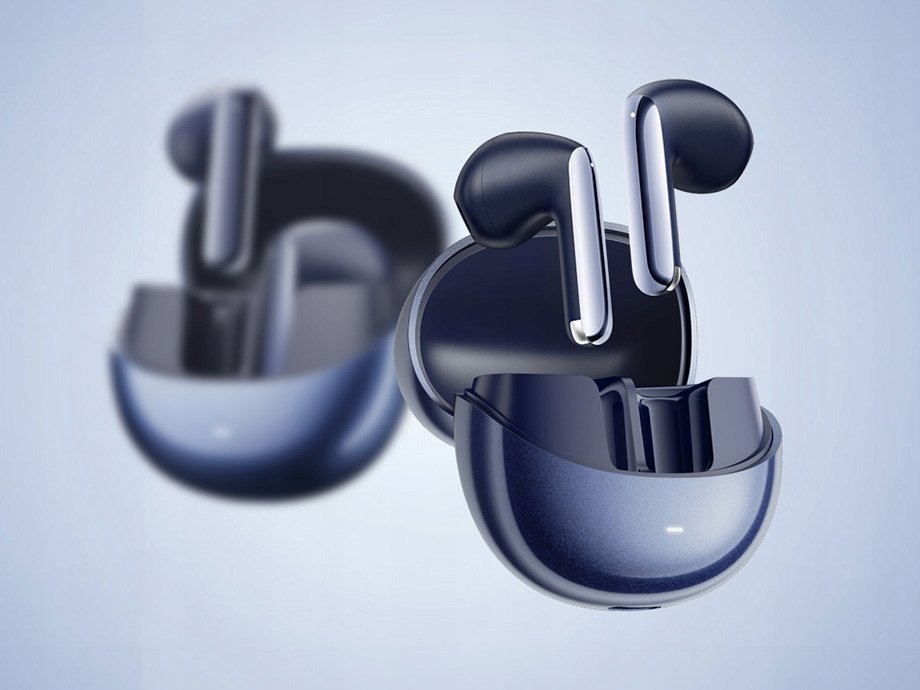 Kufje wireless QCY AilyBuds Pro+ HT10 Pro, ANC, Bluetooth 5.3, blu