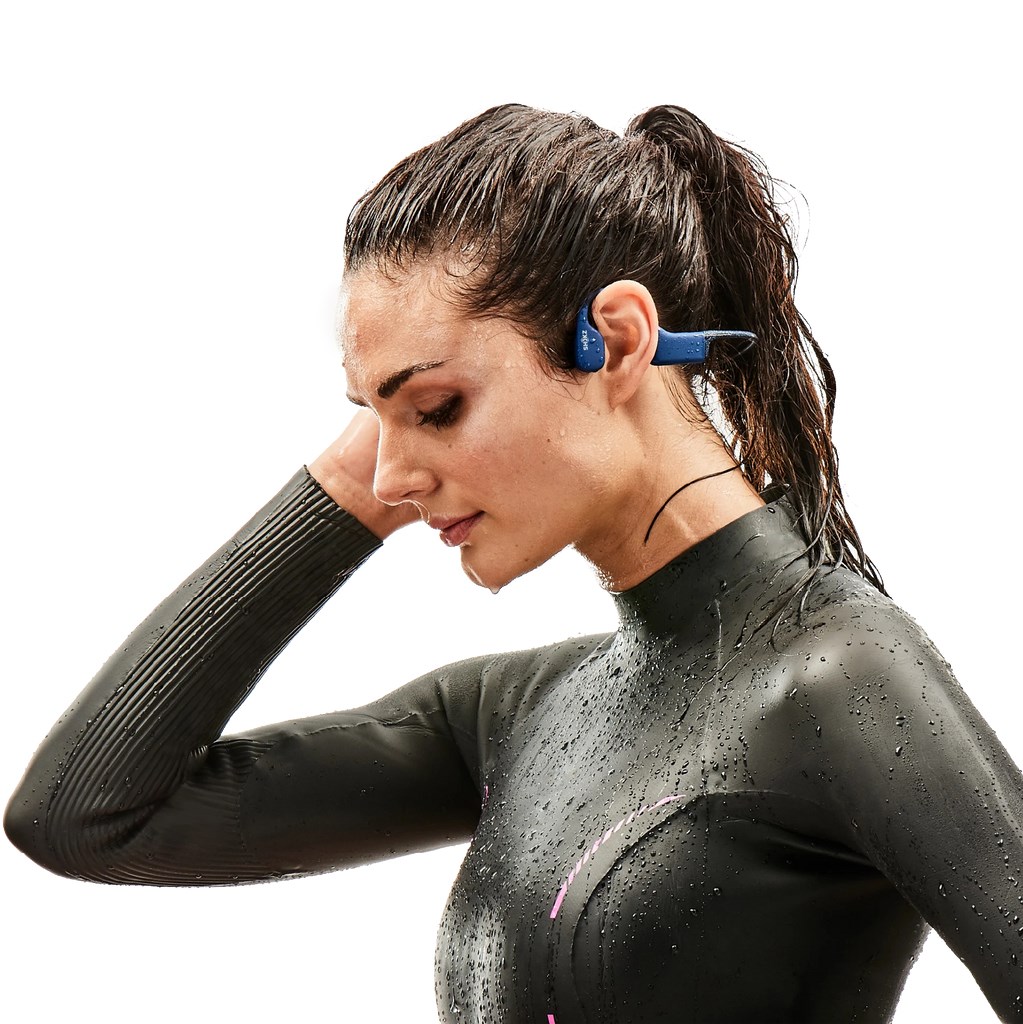 Kufje Shokz OpenSwim, Wireless, të kaltërta