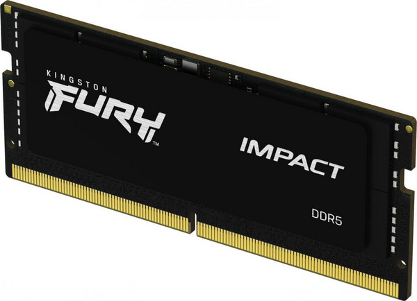 Memorie RAM Kingston Fury Impact SODIMM, DDR5, 32GB, 4800MHz, CL38