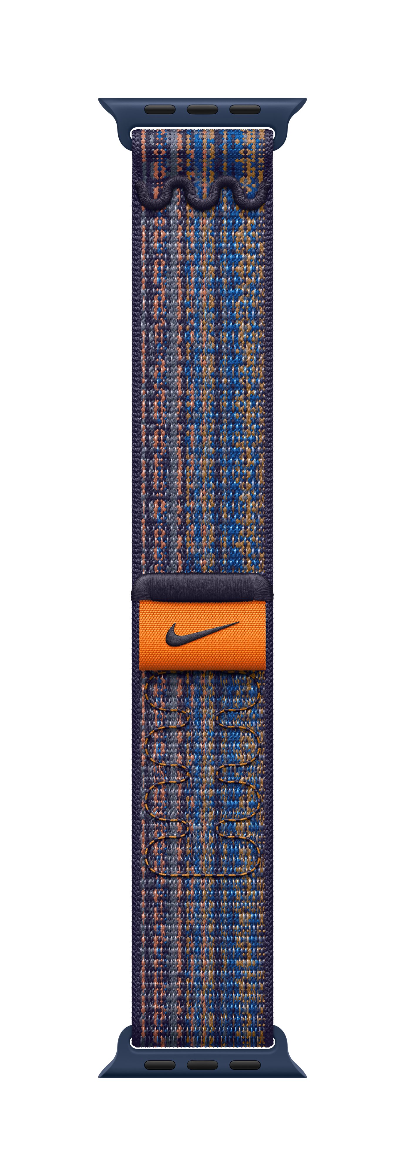 Apple Watch 41mm Nike Band, Game Royal/Orange Nike Sport Loop