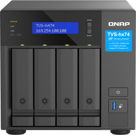 Server NAS QNAP TVS-h474-PT-8G