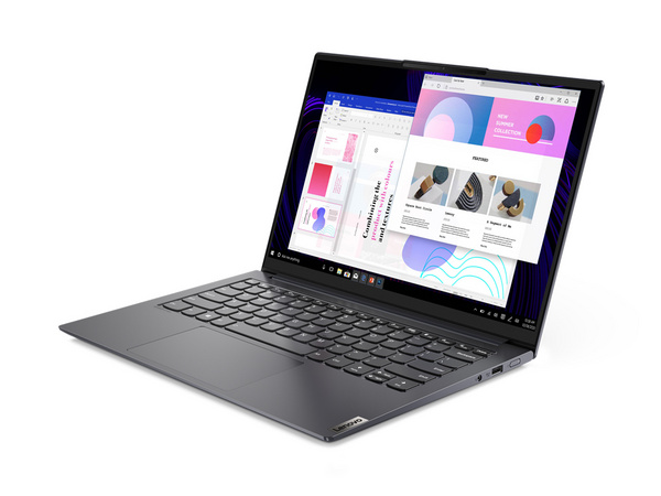Laptop Lenovo Yoga Slim 7 Pro, 14", Intel Core i5, 16GB RAM, 512GB SSD, Intel Iris Xe Graphics, gri