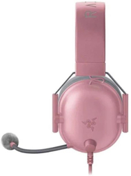 Headset gaming Razer BlackShark V2 X Quartz, 50mm, me mikrofon, rozë