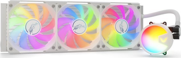 Ftohës liquid për procesor Valkyrie A360, radiator 36 cm, ARGB, i bardhë