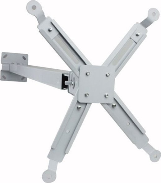 Mbajtëse tavani për projektor Massa, universale, rregullim 12-65 cm, çelik, e bardhë