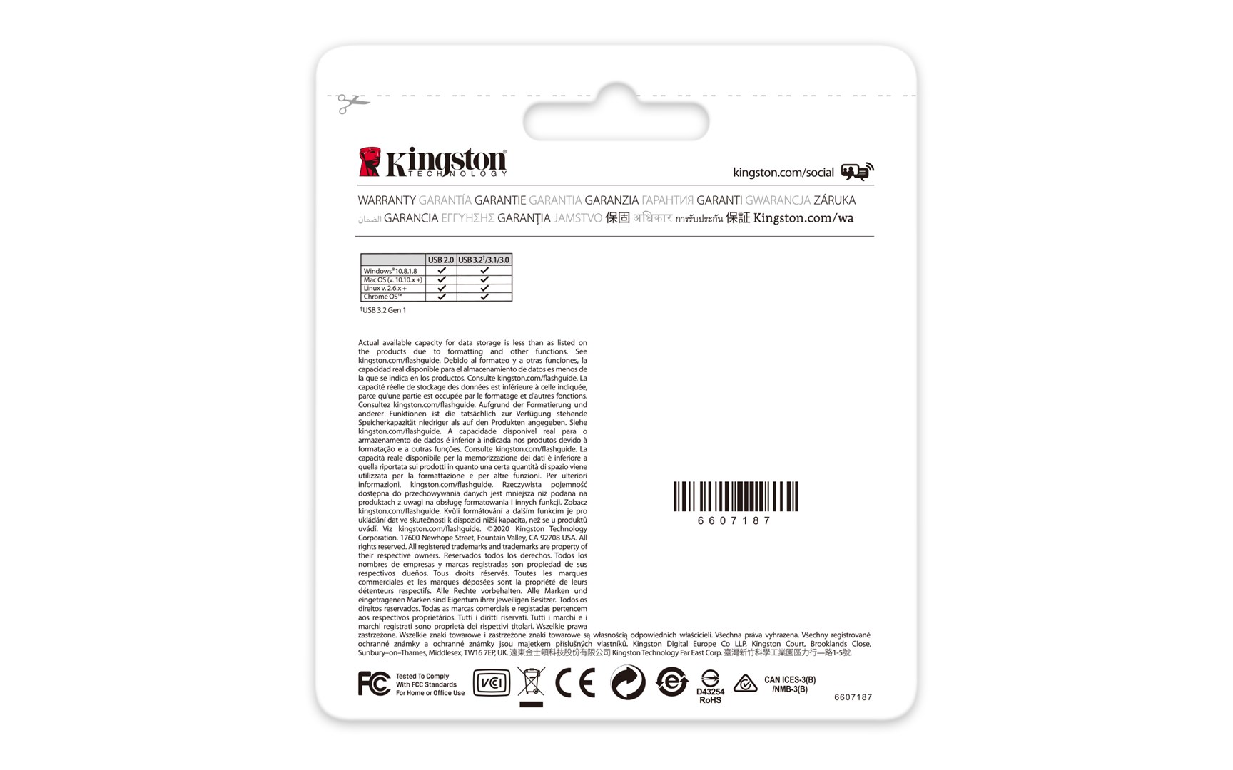 USB Kingston DataTraveler Kyson, 256 GB, USB Type-A