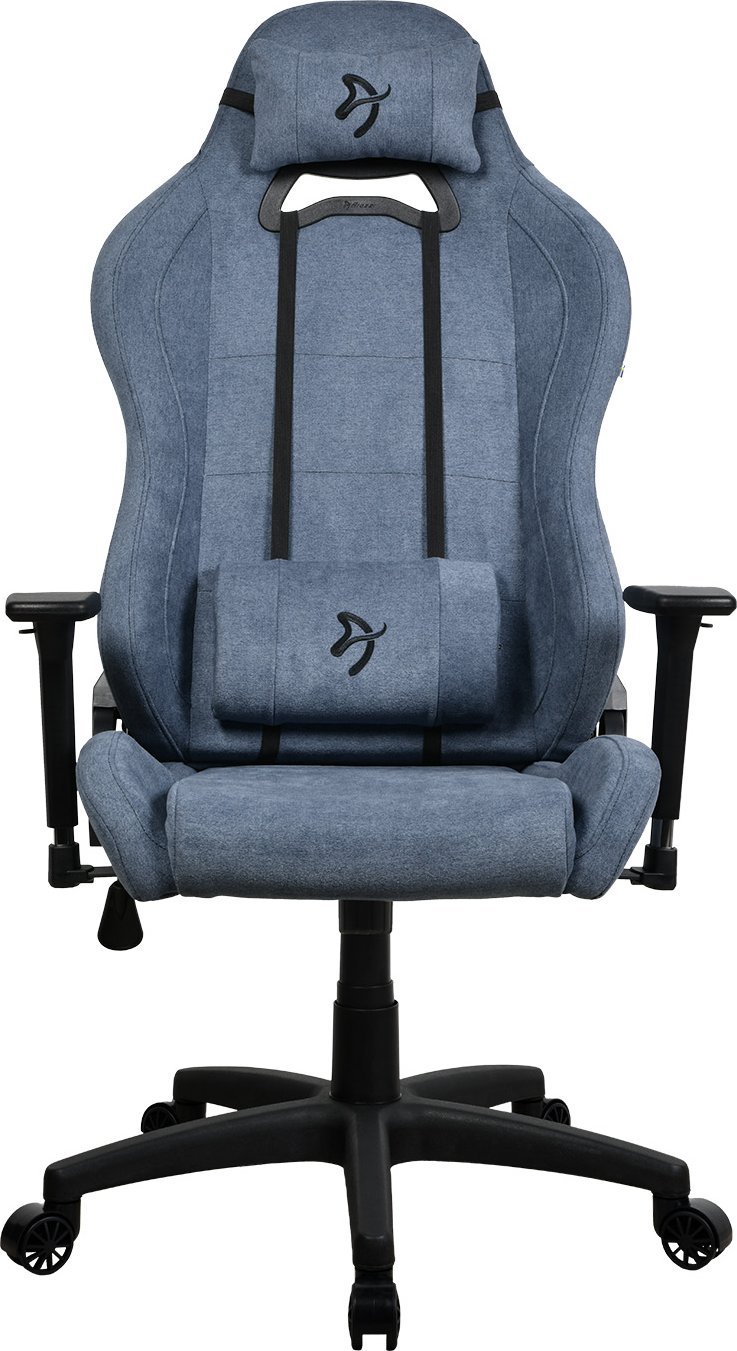 Karrige gaming Arozzi Torretta Soft Fabric, ergonomike, me krahë 3D, blu