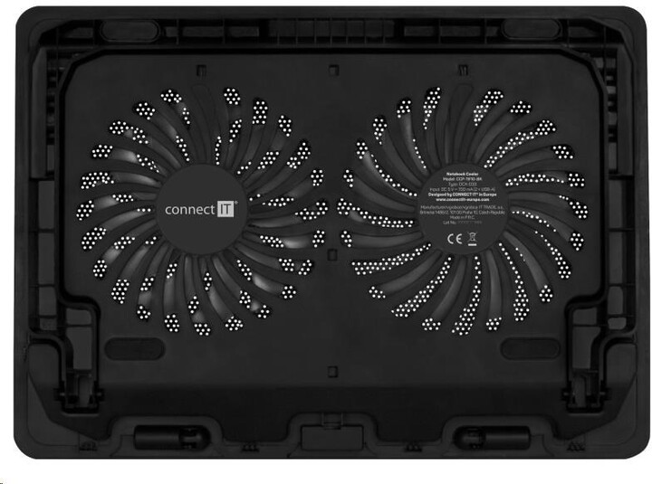 Mbajtëse ftohëse CONNECT IT FrostBreeze për laptop 15.6 ", e kaltër