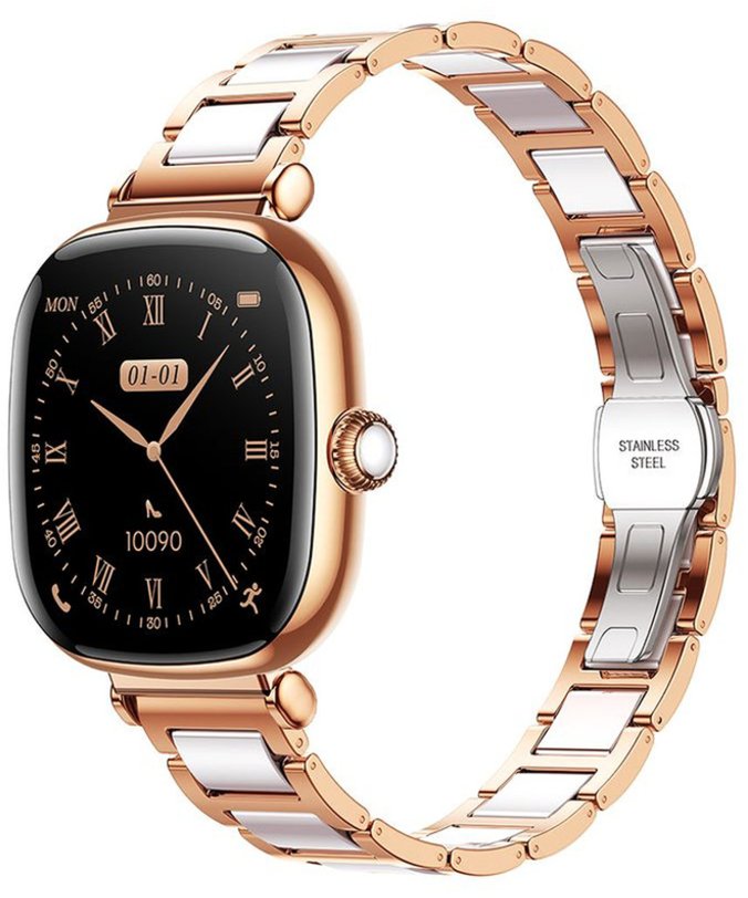 Ora inteligjente Joyroom Starlight JR-FS1, 1.7" AMOLED, përgjigje thirrjesh, ngjyrë ari