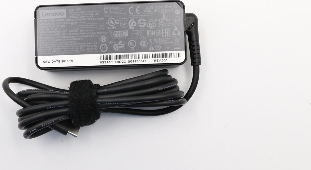 Adapter rryme Lenovo 45W, Power Delivery, i zi