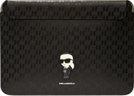 Заштита за лаптоп Karl Lagerfeld Saffiano Monogram Ikonik KLCS16SAKHPKK, 16\", црна