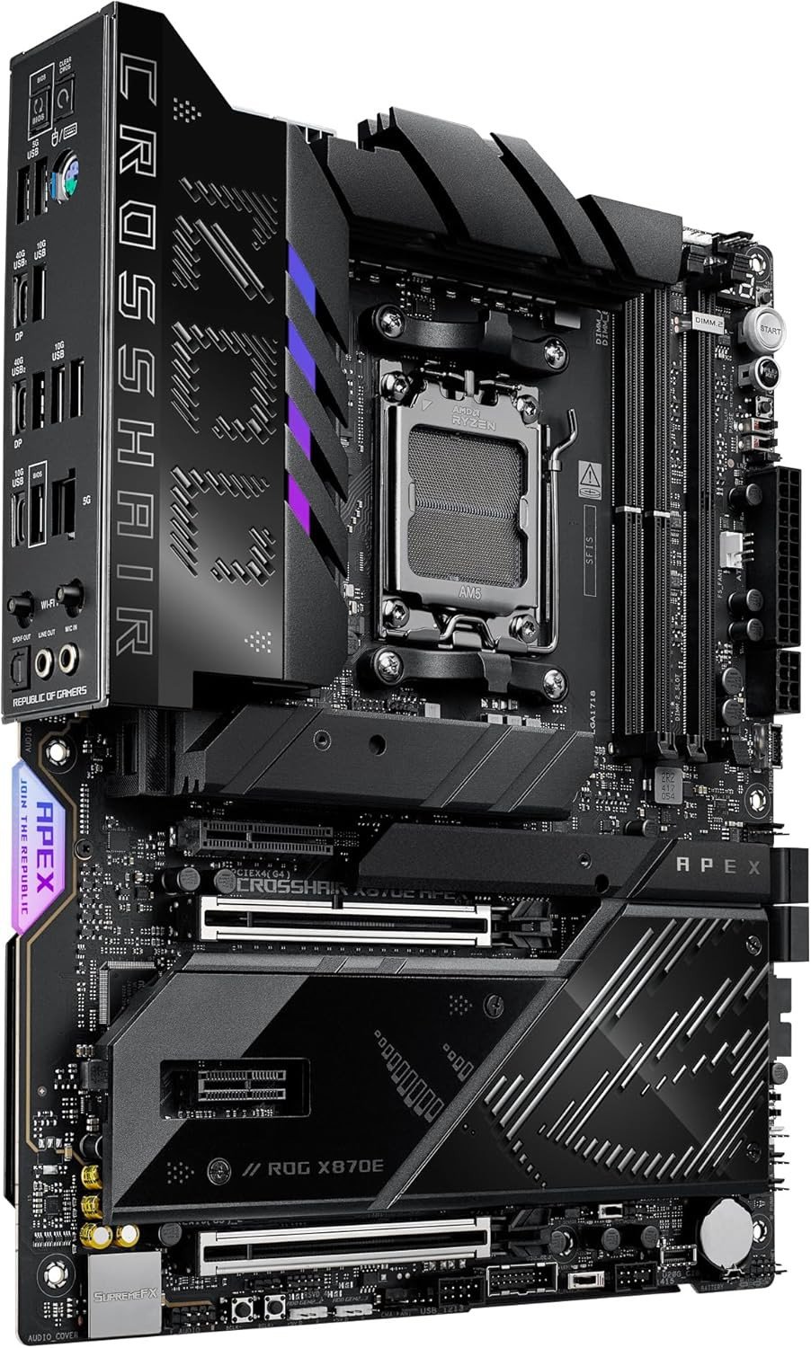 Pлоча ASUS ROG Crosshair X870E Apex, AMD X870E, Socket AM5, ATX