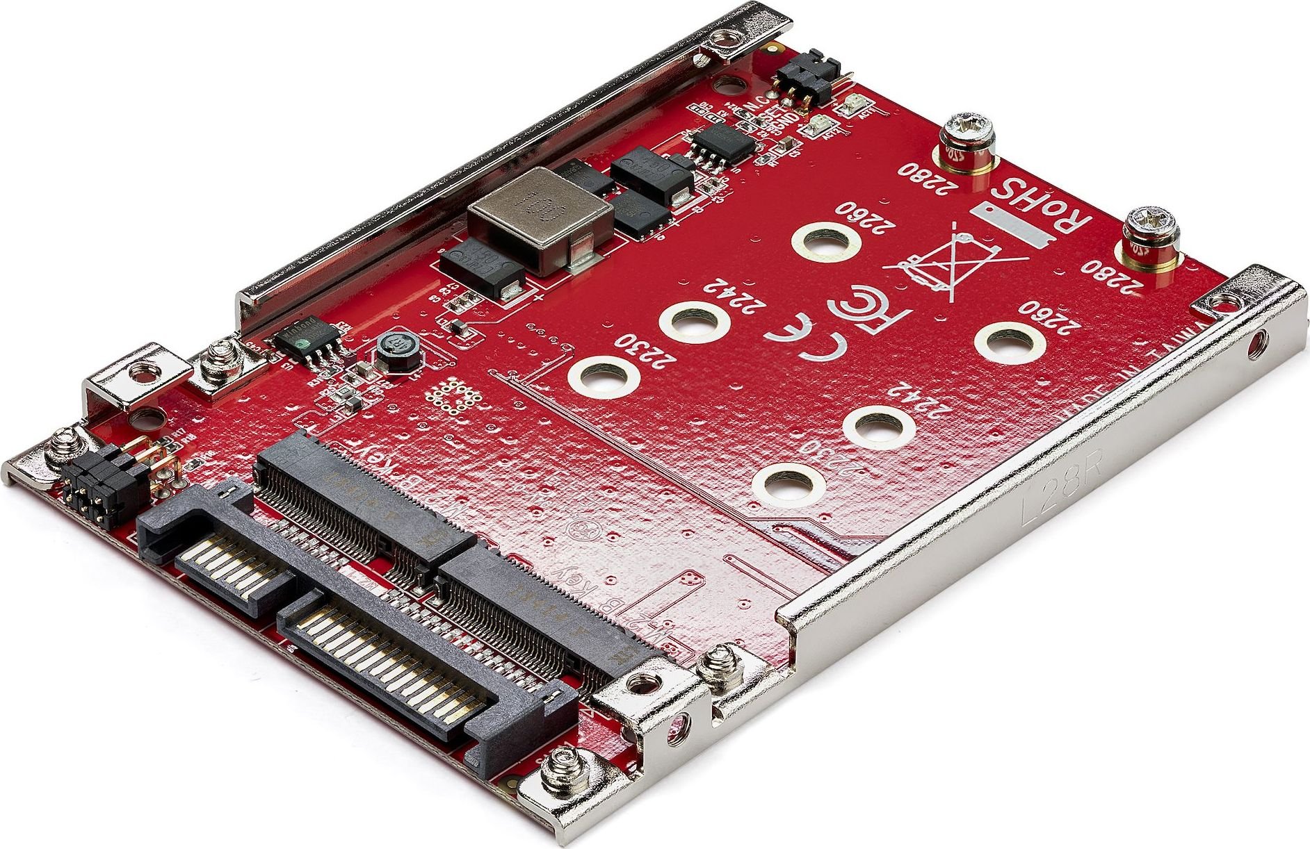 Adapter SSD StarTech.com Dual-Slot M.2 në SATA, 2.5", RAID