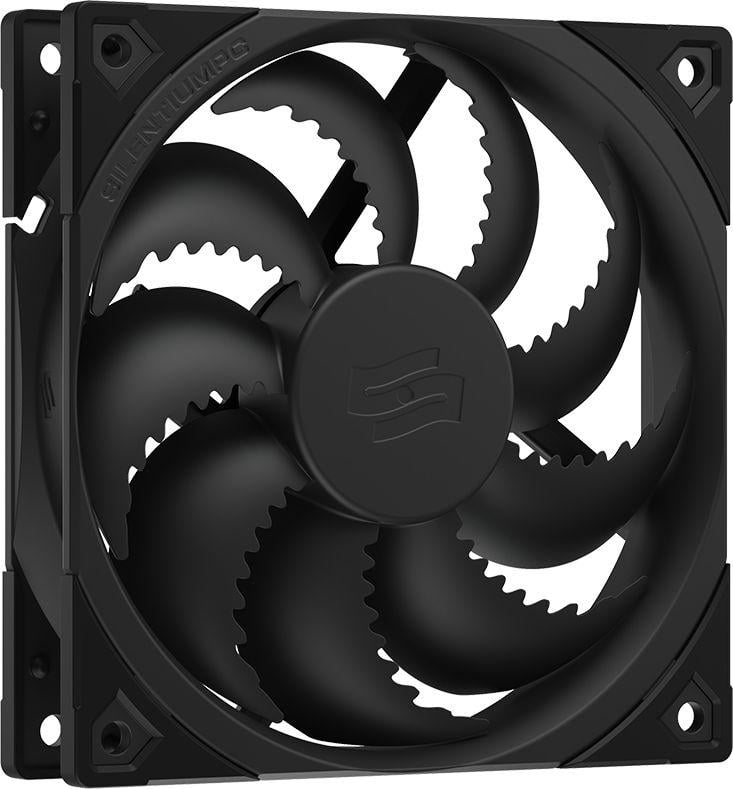 Ventilator ftohës SilentiumPC Fluctus 120 PWM (SPC316), 120mm, i zi