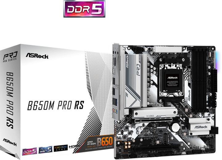 Pllakë amë ASRock B650M Pro RS - AMD B650