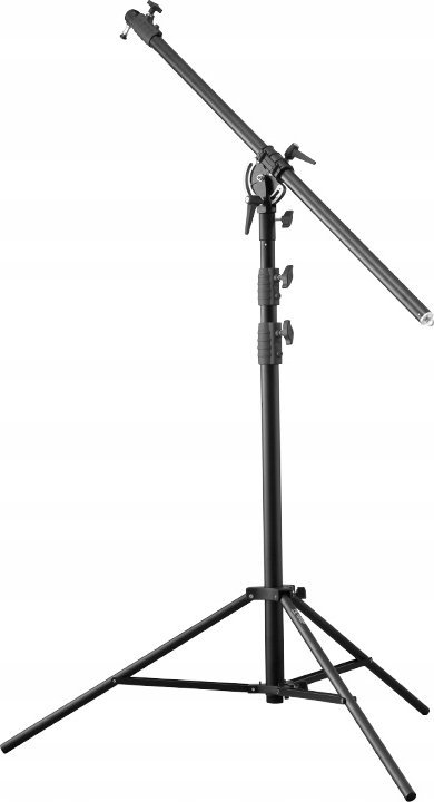 Tripi ndriçimi FalconEyes LSB-8 Boom Arm, alumini, profesional, i zi